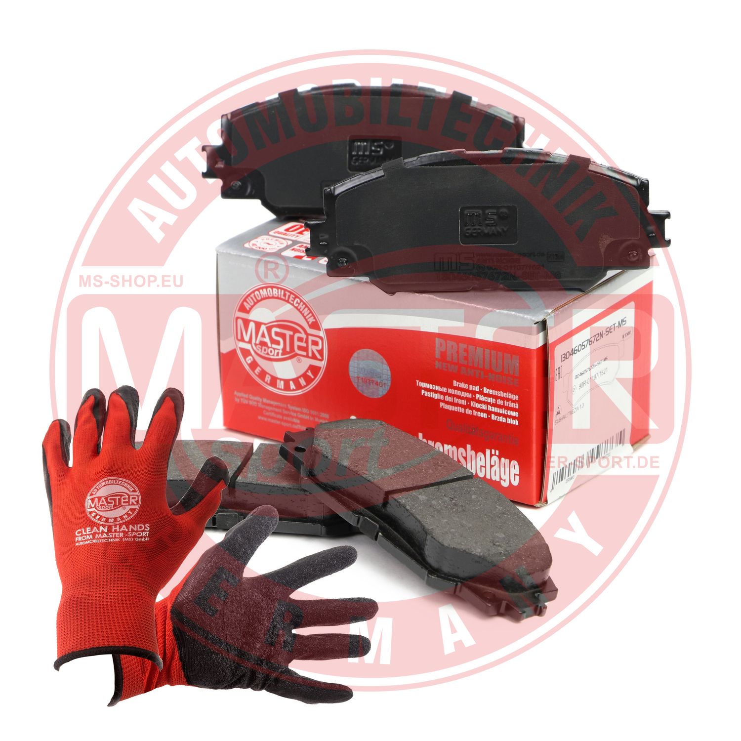 Brake Pad Set, disc brake (13046057672N-SET-MSP)