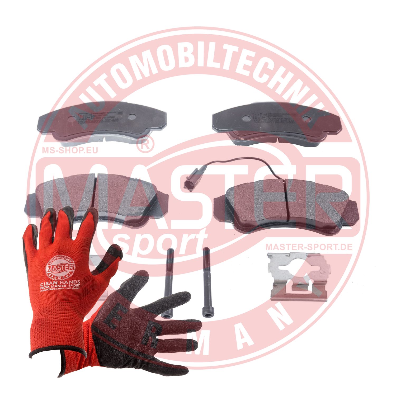 Brake Pad Set, disc brake (13046049792N-SET-MSP)