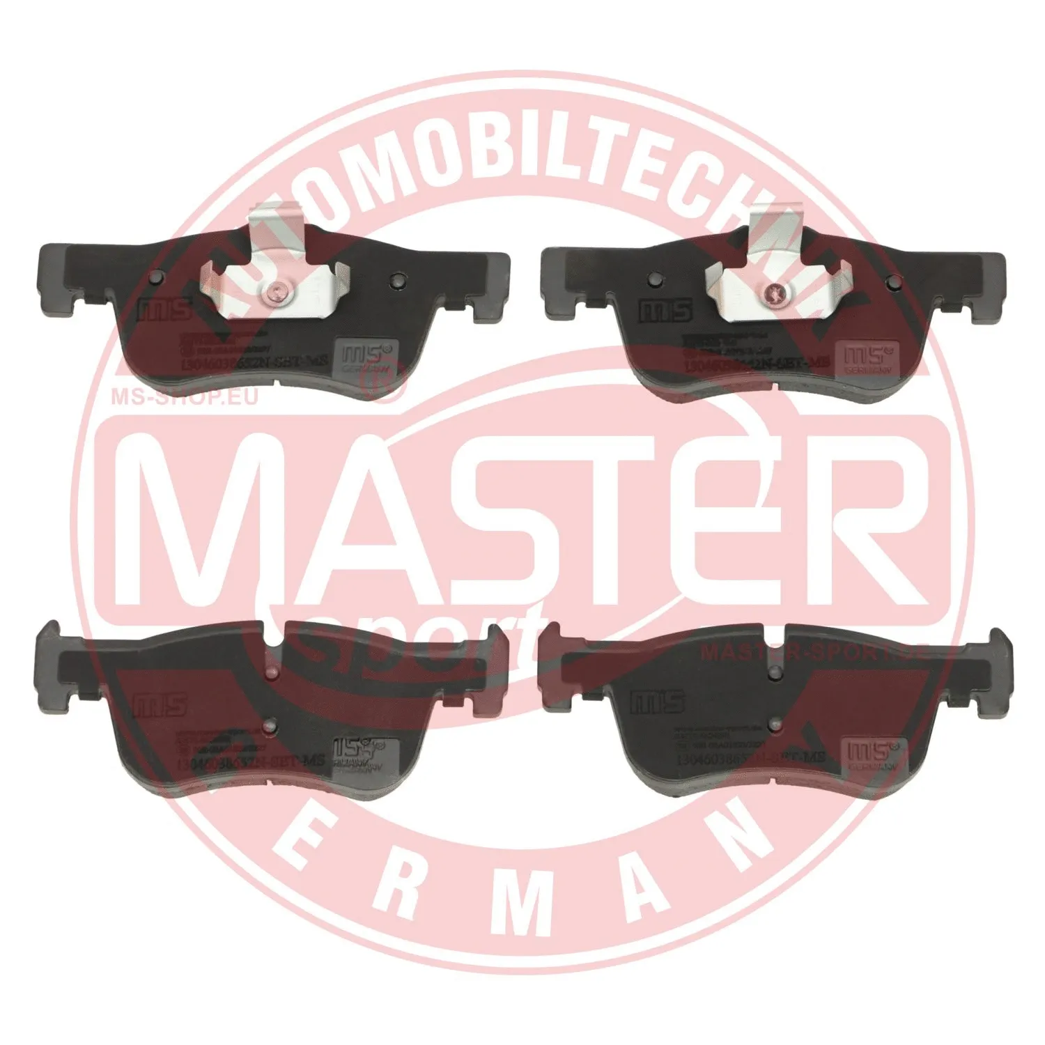 Brake Pad Set, disc brake (13046038652N-SET-MS)