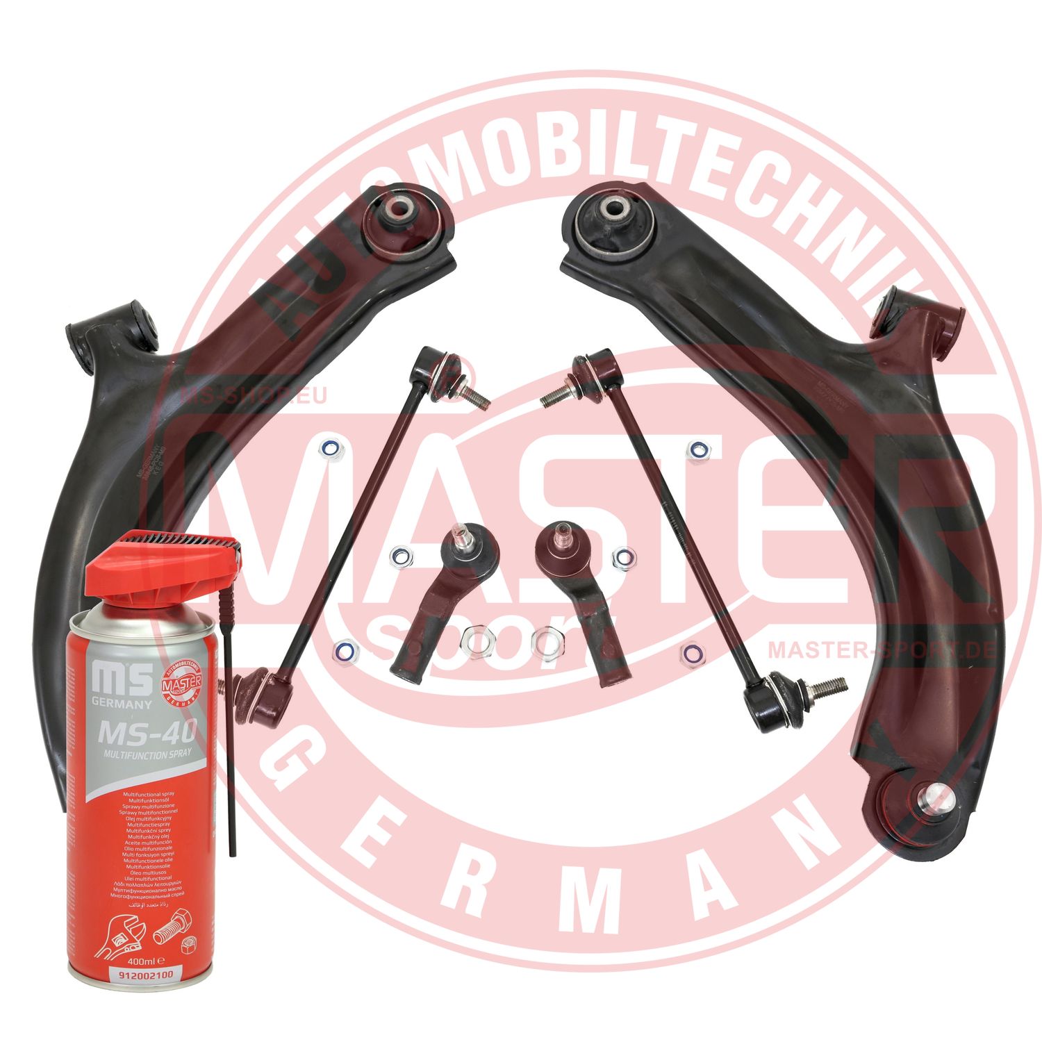 Control/Trailing Arm Kit, wheel suspension (36941-KIT-MSP)