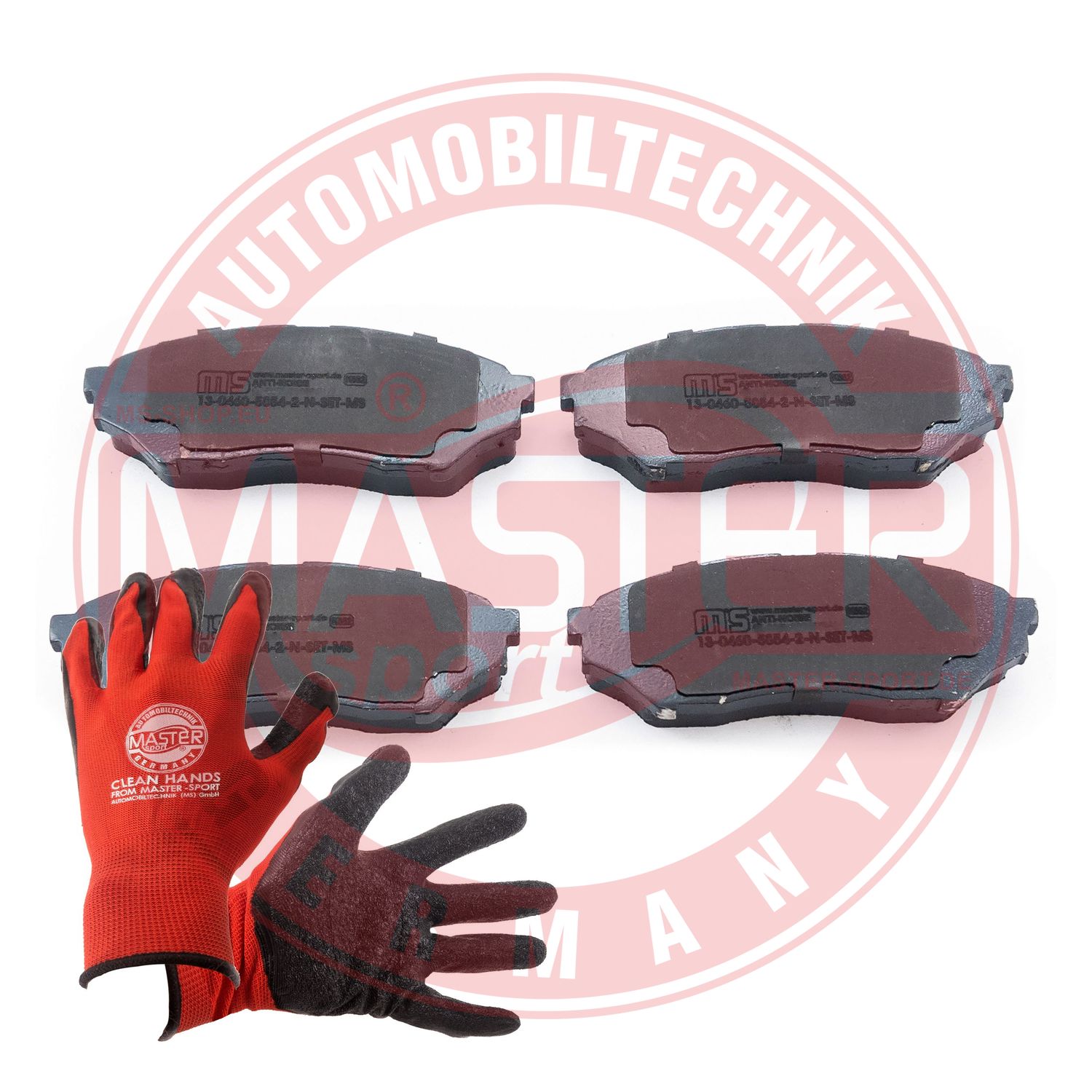 Brake Pad Set, disc brake (13046058542N-SET-MSP)