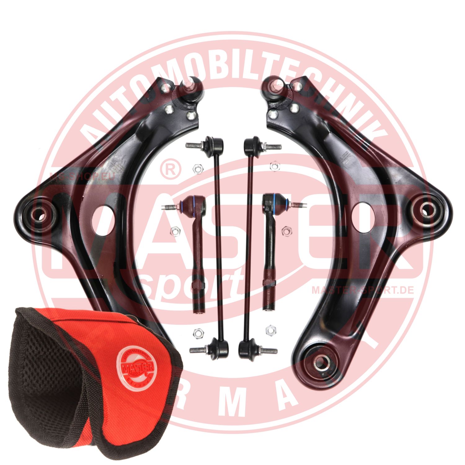 Control/Trailing Arm Kit, wheel suspension (36881-KIT-MSM)