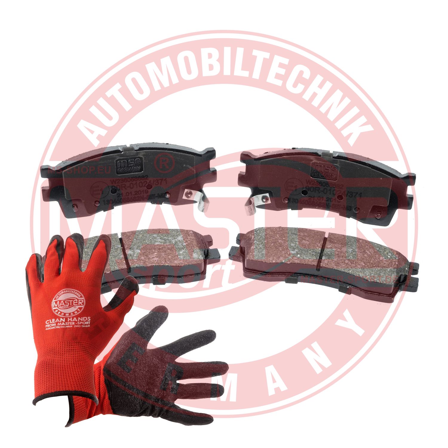 Brake Pad Set, disc brake (13046058682N-SET-MSP)