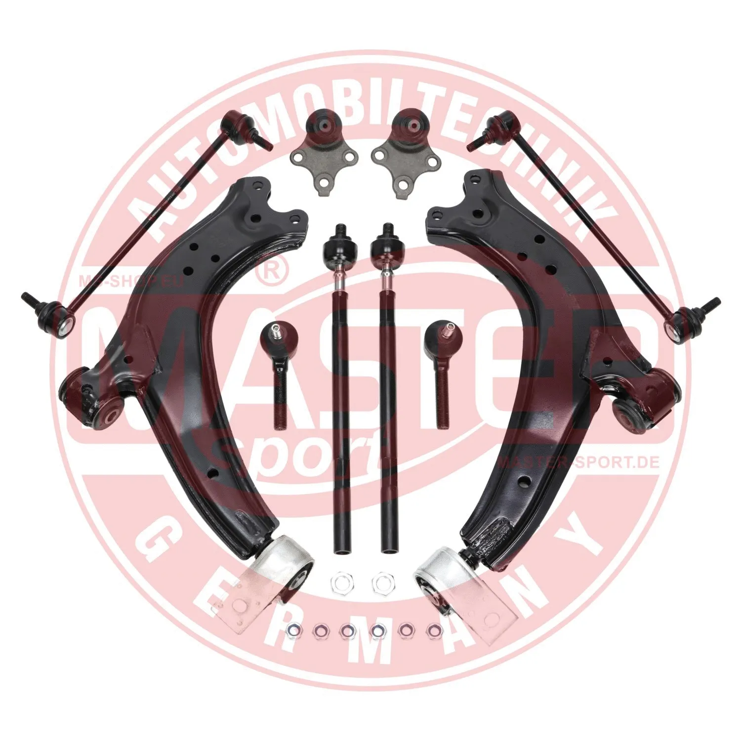 Control/Trailing Arm Kit, wheel suspension (37170/3-KIT-MS)