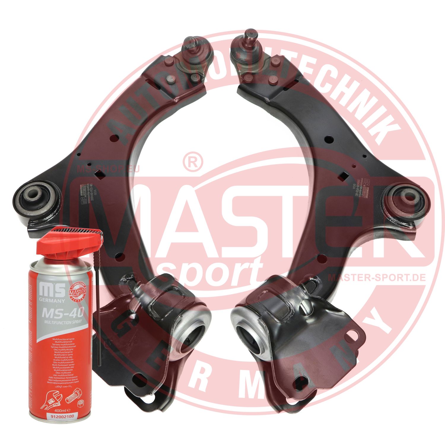 Control/Trailing Arm Kit, wheel suspension (37106-KIT-MSP)