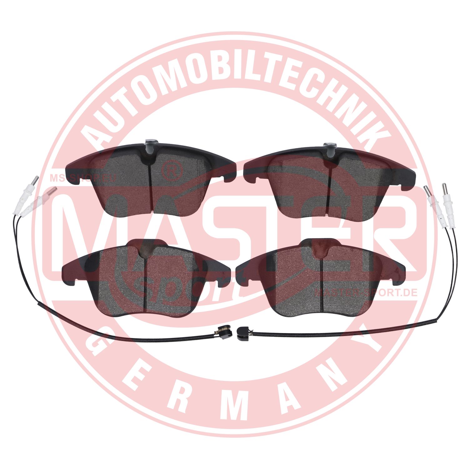 Brake Pad Set, disc brake (13046072522T-SET-MS)