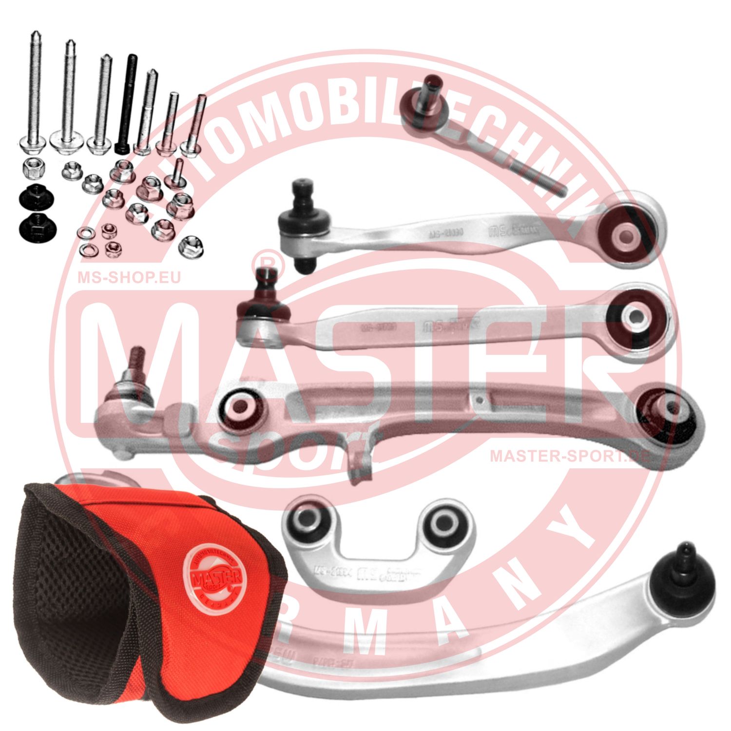 Control/Trailing Arm Kit, wheel suspension (36796L-SET-MSM)