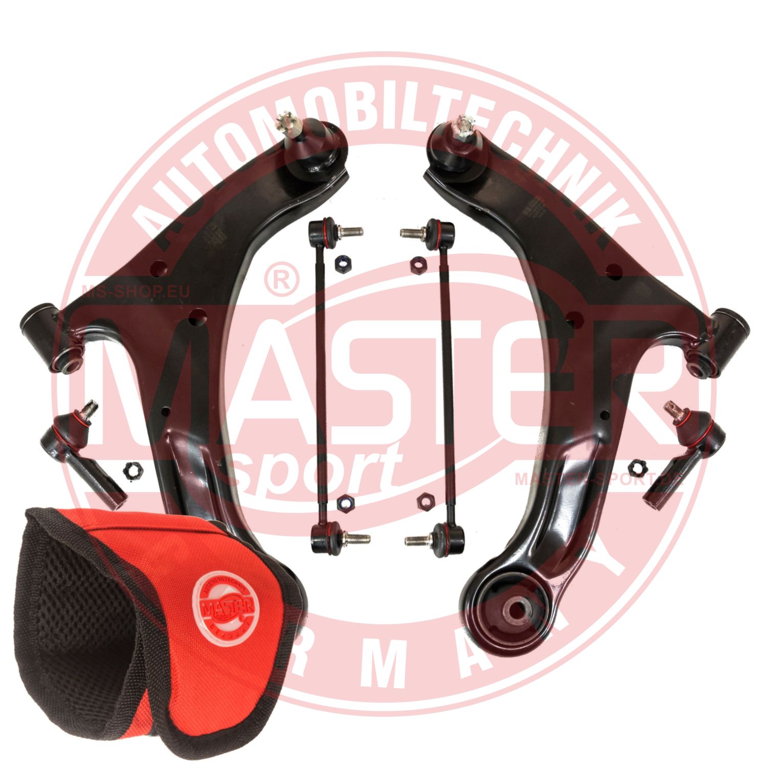 Control/Trailing Arm Kit, wheel suspension (36906-KIT-MSM)