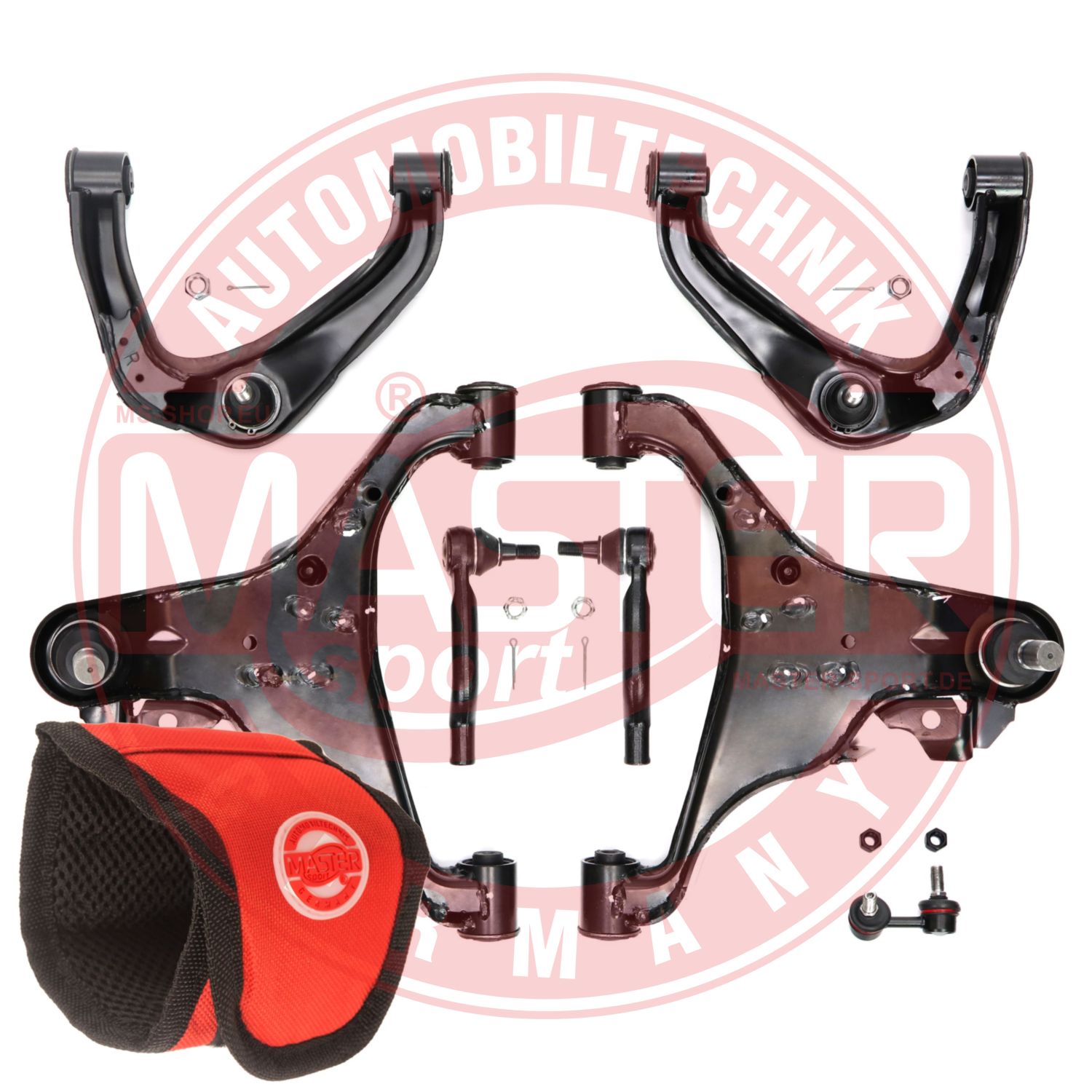 Control/Trailing Arm Kit, wheel suspension (36940-KIT-MSM)