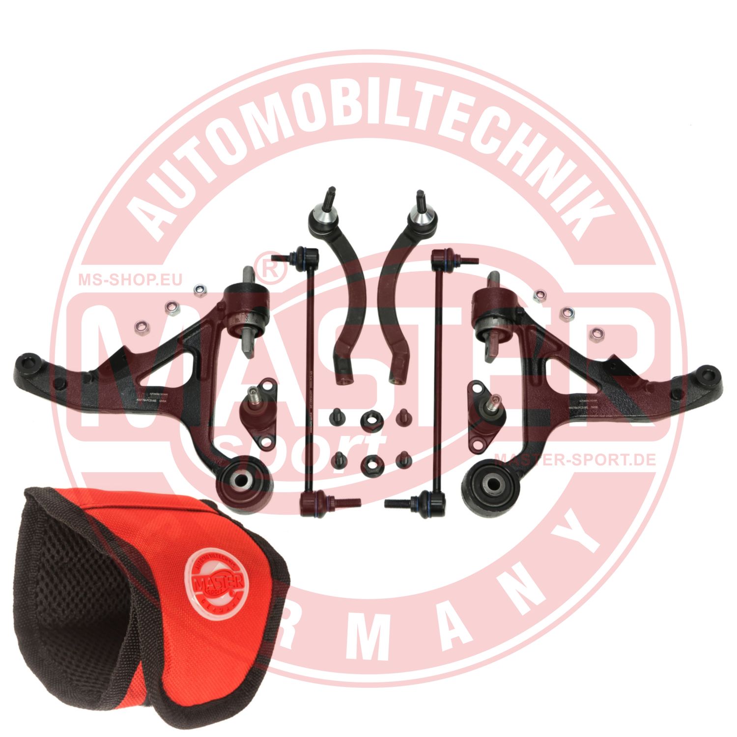 Control/Trailing Arm Kit, wheel suspension (36893/2-KIT-MSM)