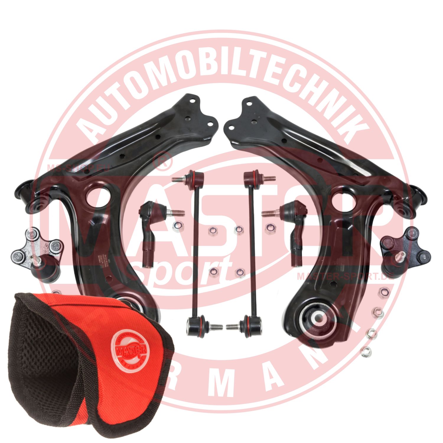 Control/Trailing Arm Kit, wheel suspension (36842-SET-MSM)
