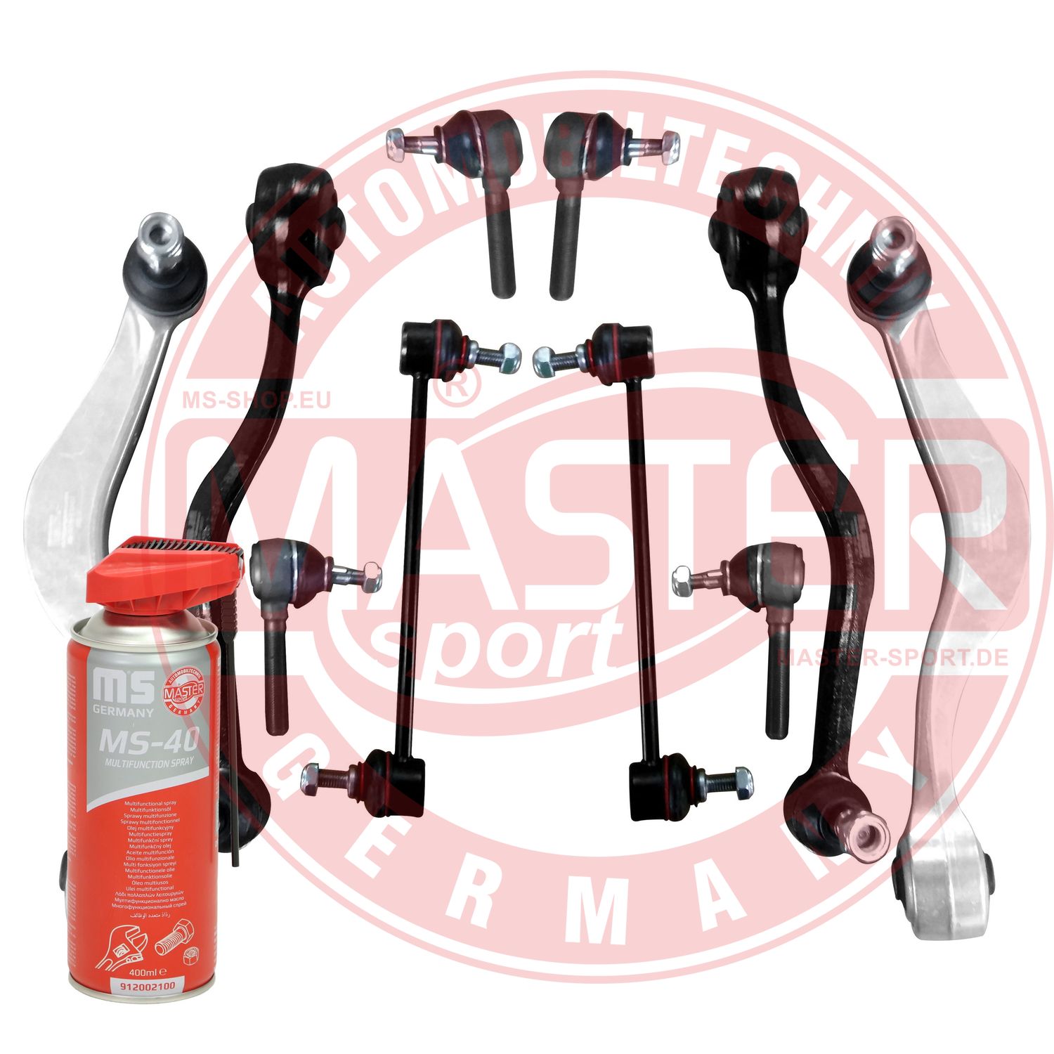 Control/Trailing Arm Kit, wheel suspension (36994-KIT-MSP)