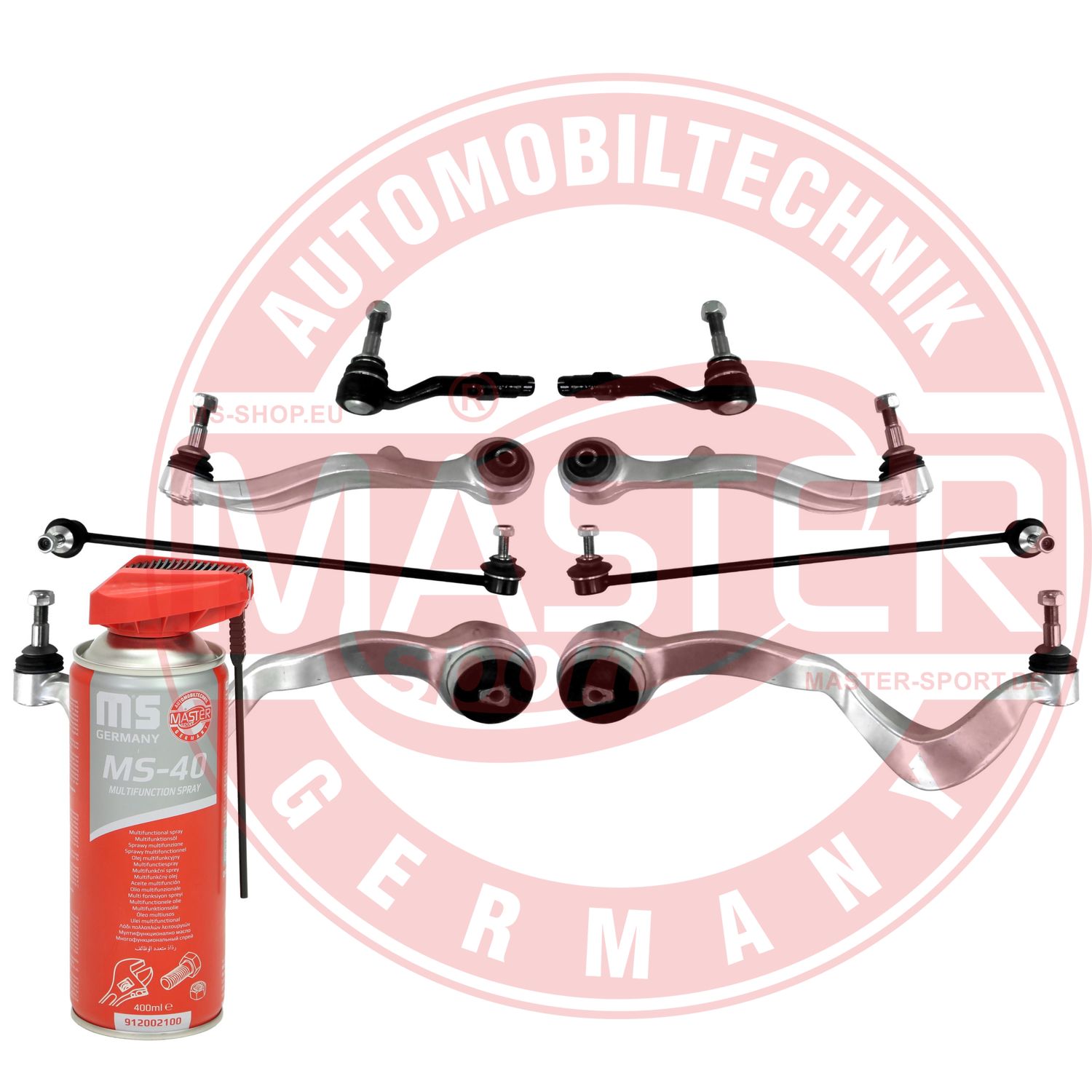 Control/Trailing Arm Kit, wheel suspension (36818-SET-MSP)