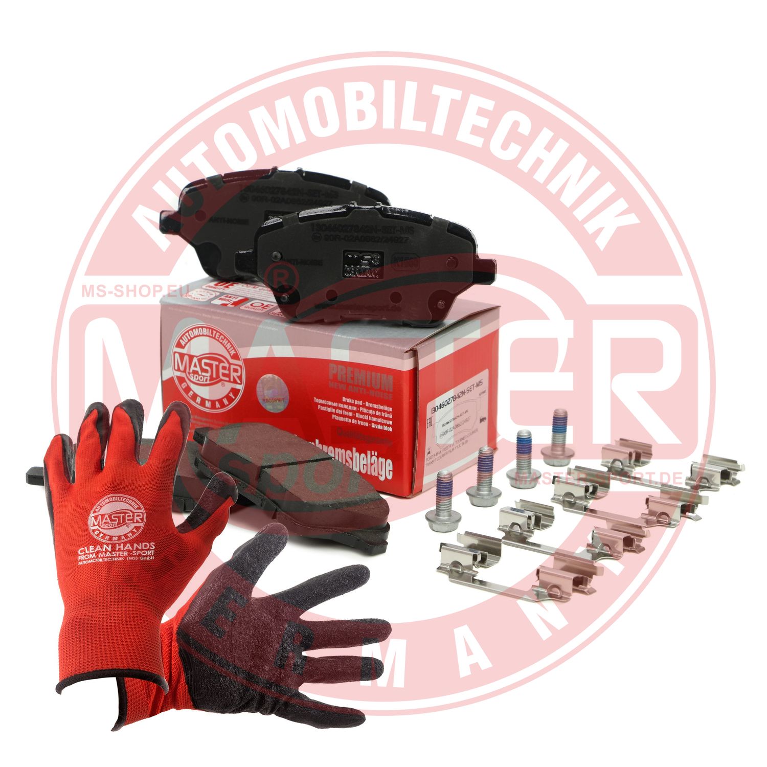 Brake Pad Set, disc brake (13046027842N-SET-MSP)