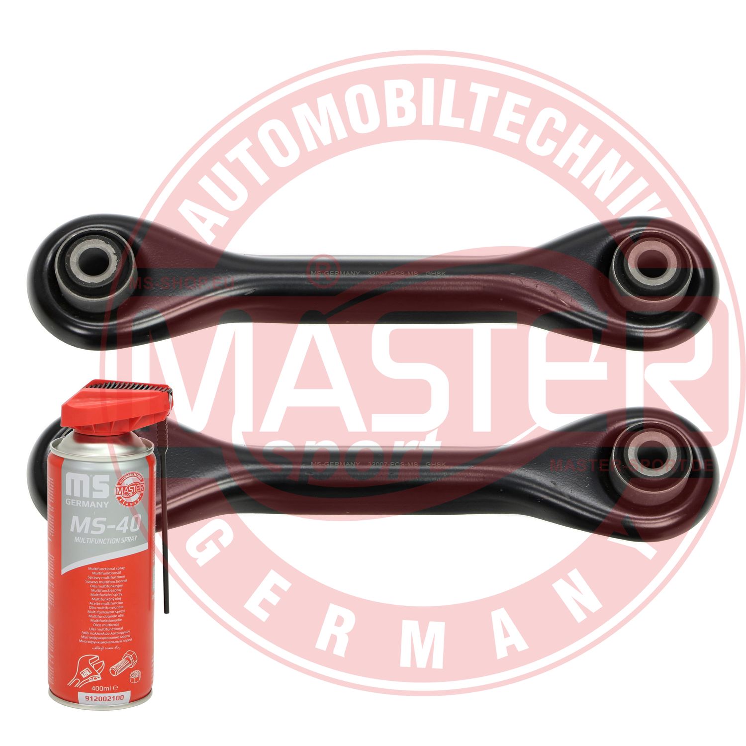 Control/Trailing Arm Kit, wheel suspension (36839/1-SET-MSP)