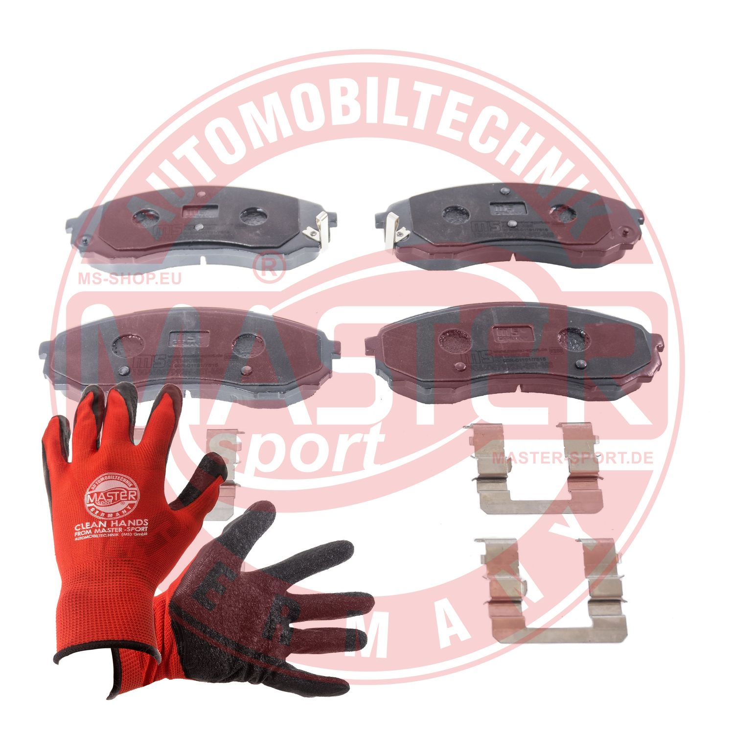 Brake Pad Set, disc brake (13046057992N-SET-MSP)