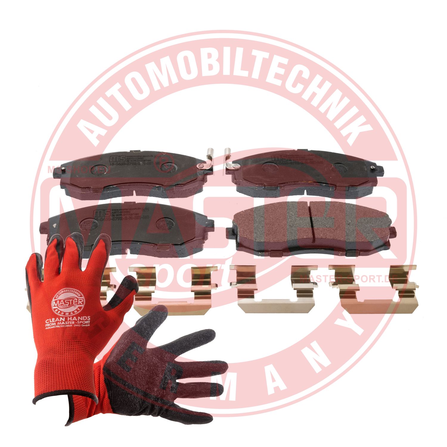 Brake Pad Set, disc brake (13046057922N-SET-MSP)