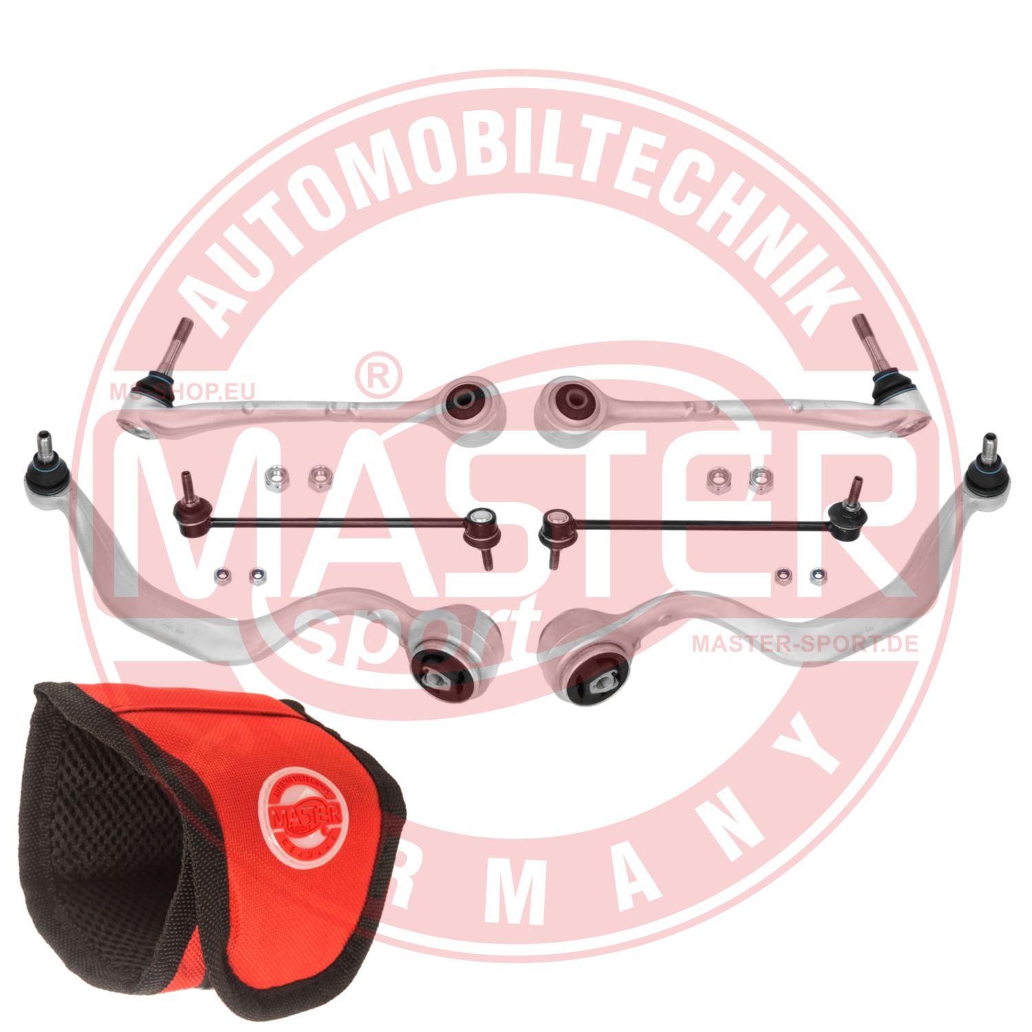 Control/Trailing Arm Kit, wheel suspension (37012/1-KIT-MSM)