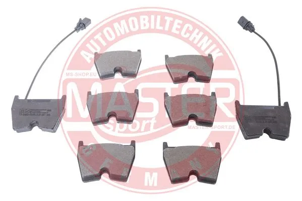 Brake Pad Set, disc brake (13046048002N-SET-MS)