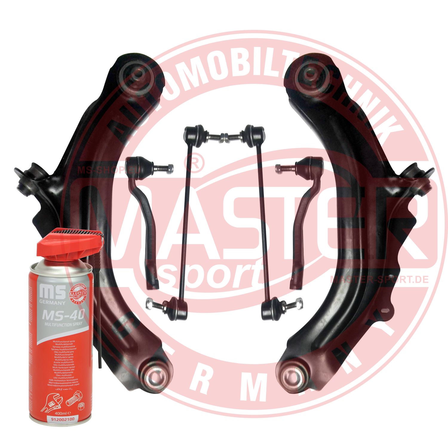 Control/Trailing Arm Kit, wheel suspension (36917-KIT-MSP)