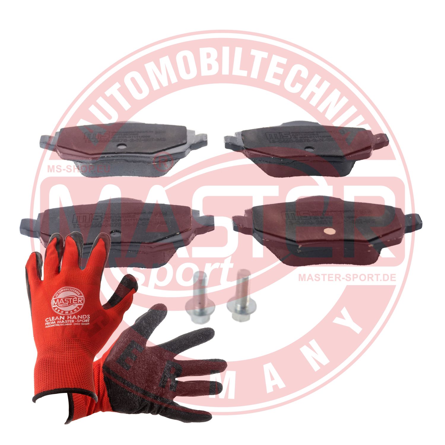 Brake Pad Set, disc brake (13046028782N-SET-MSP)