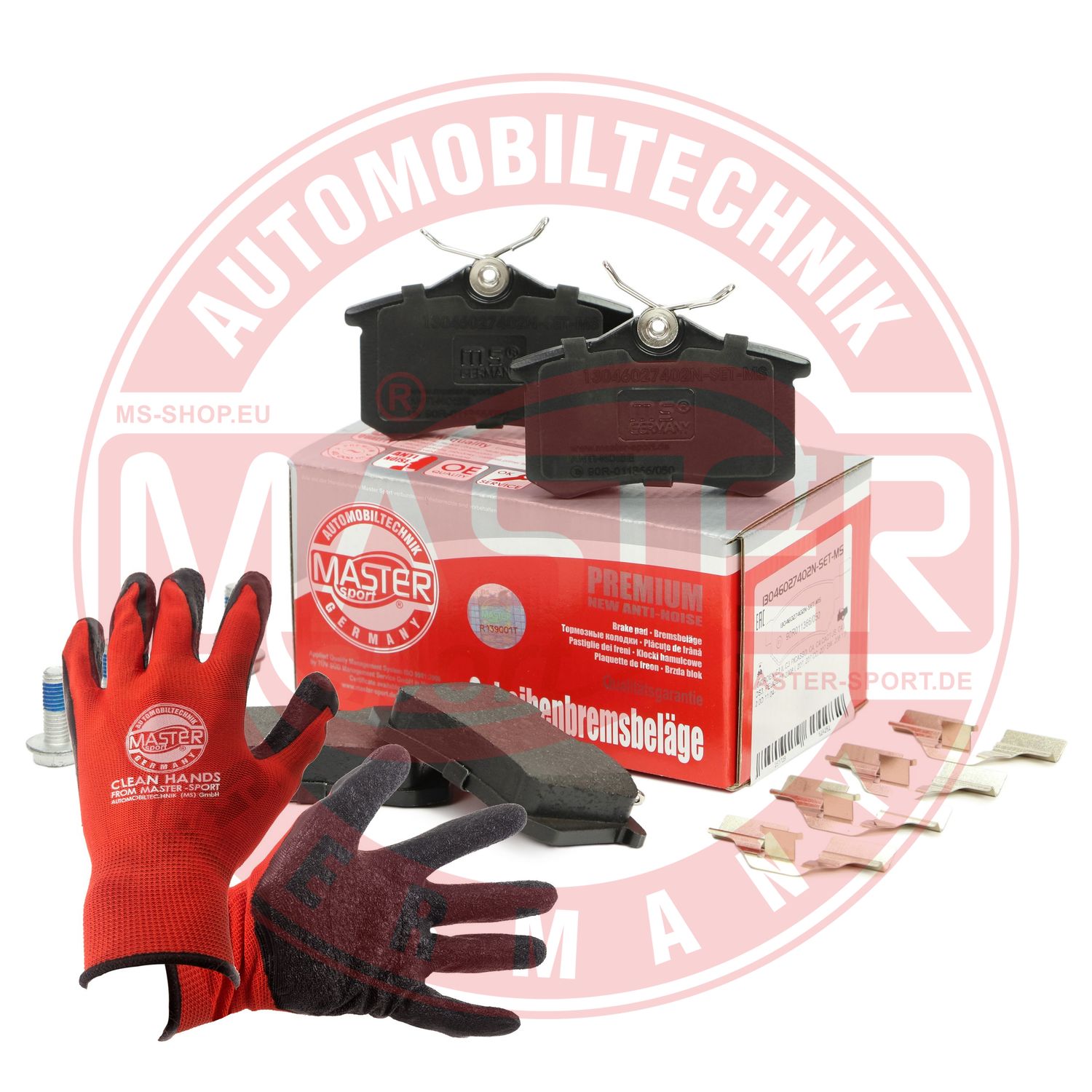 Brake Pad Set, disc brake (13046027402N-SET-MSP)