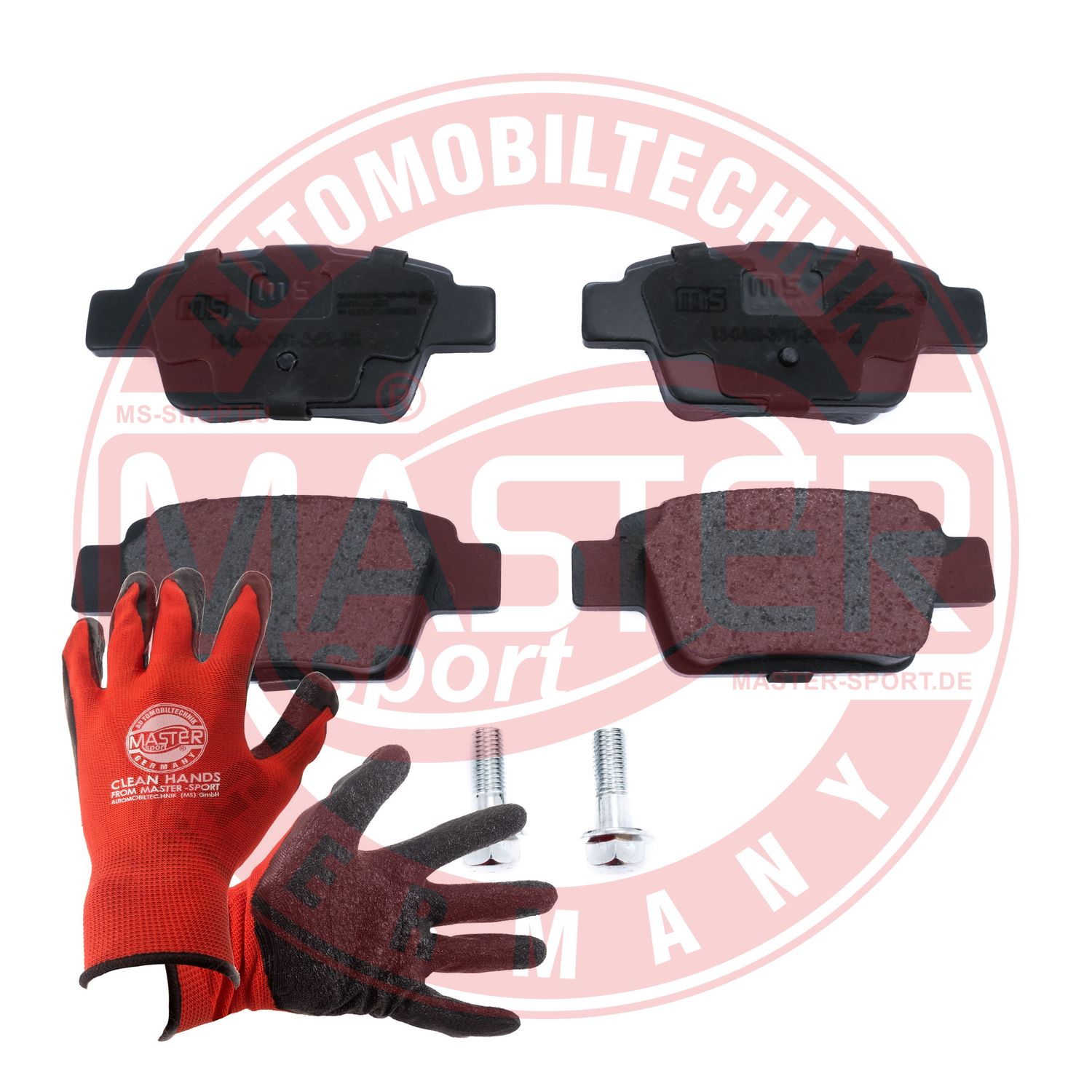 Brake Pad Set, disc brake (13046039912N-SET-MSP)