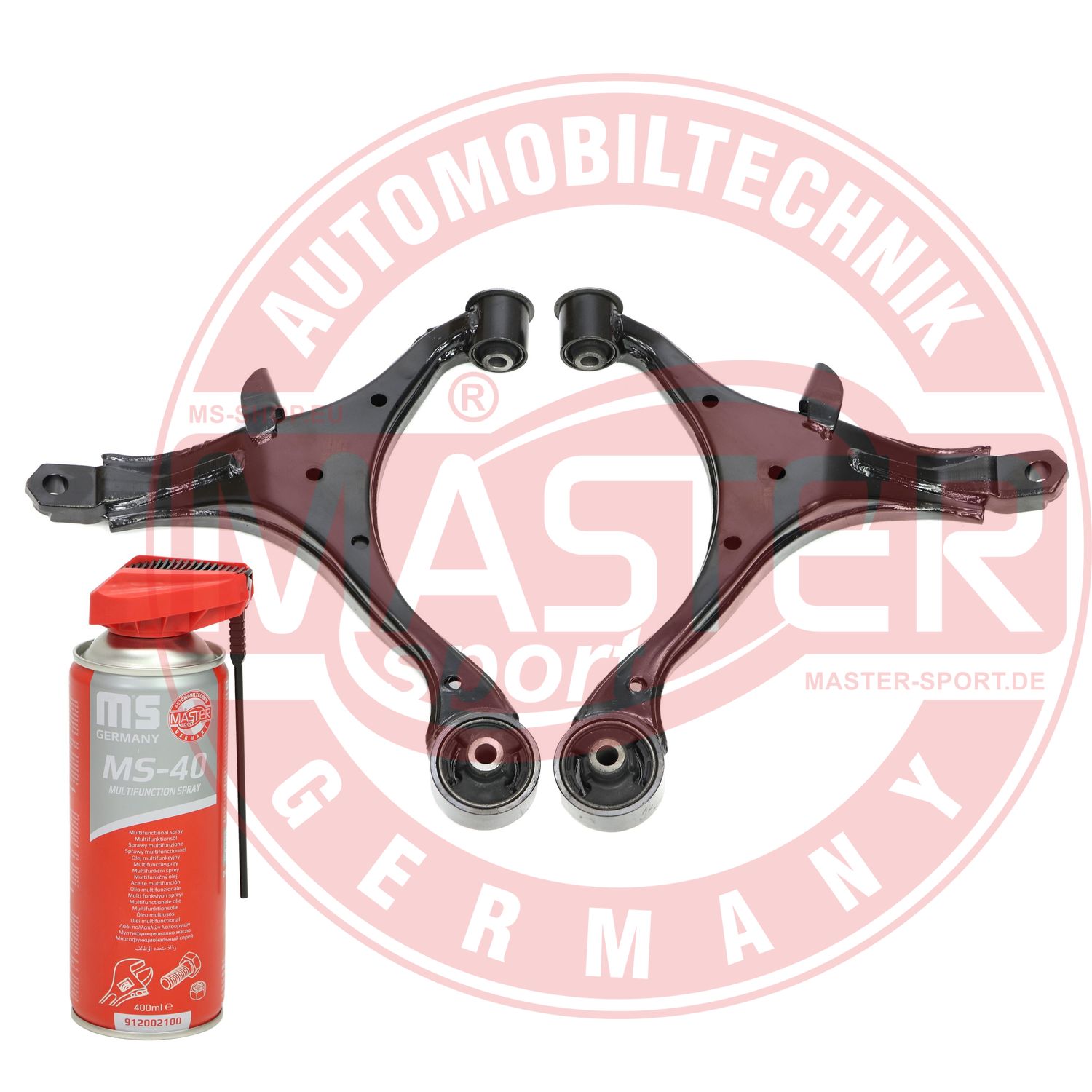 Control/Trailing Arm Kit, wheel suspension (37104-KIT-MSP)