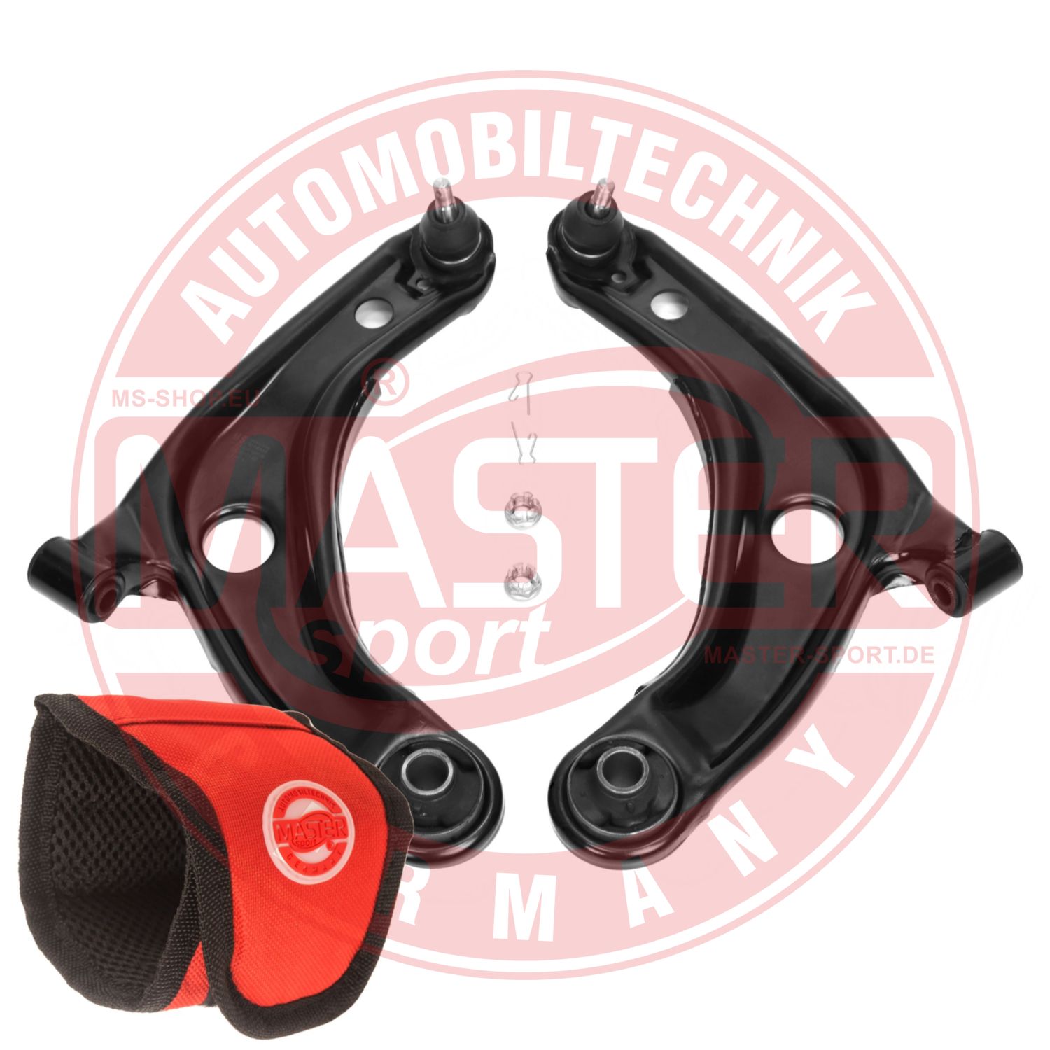 Control/Trailing Arm Kit, wheel suspension (36896/1-KIT-MSM)