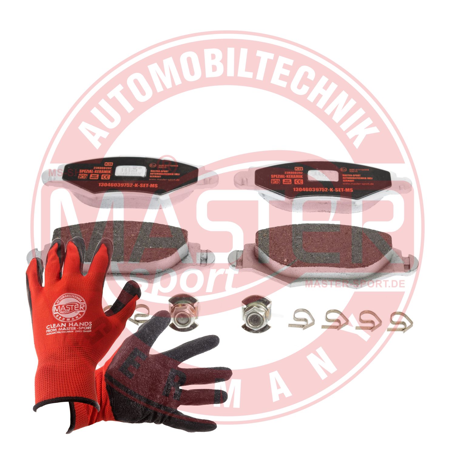 Brake Pad Set, disc brake (13046039752K-SET-MSP)