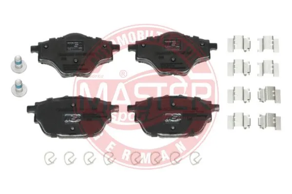 Brake Pad Set, disc brake (13046038722N-SET-MS)