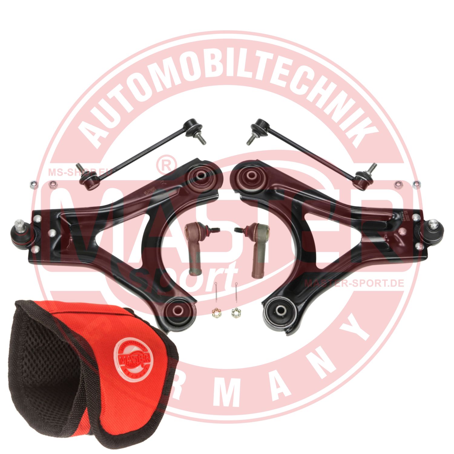 Control/Trailing Arm Kit, wheel suspension (37039/2-KIT-MSM)