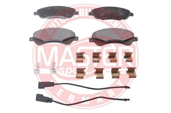 Brake Pad Set, disc brake (13046038332N-SET-MS)