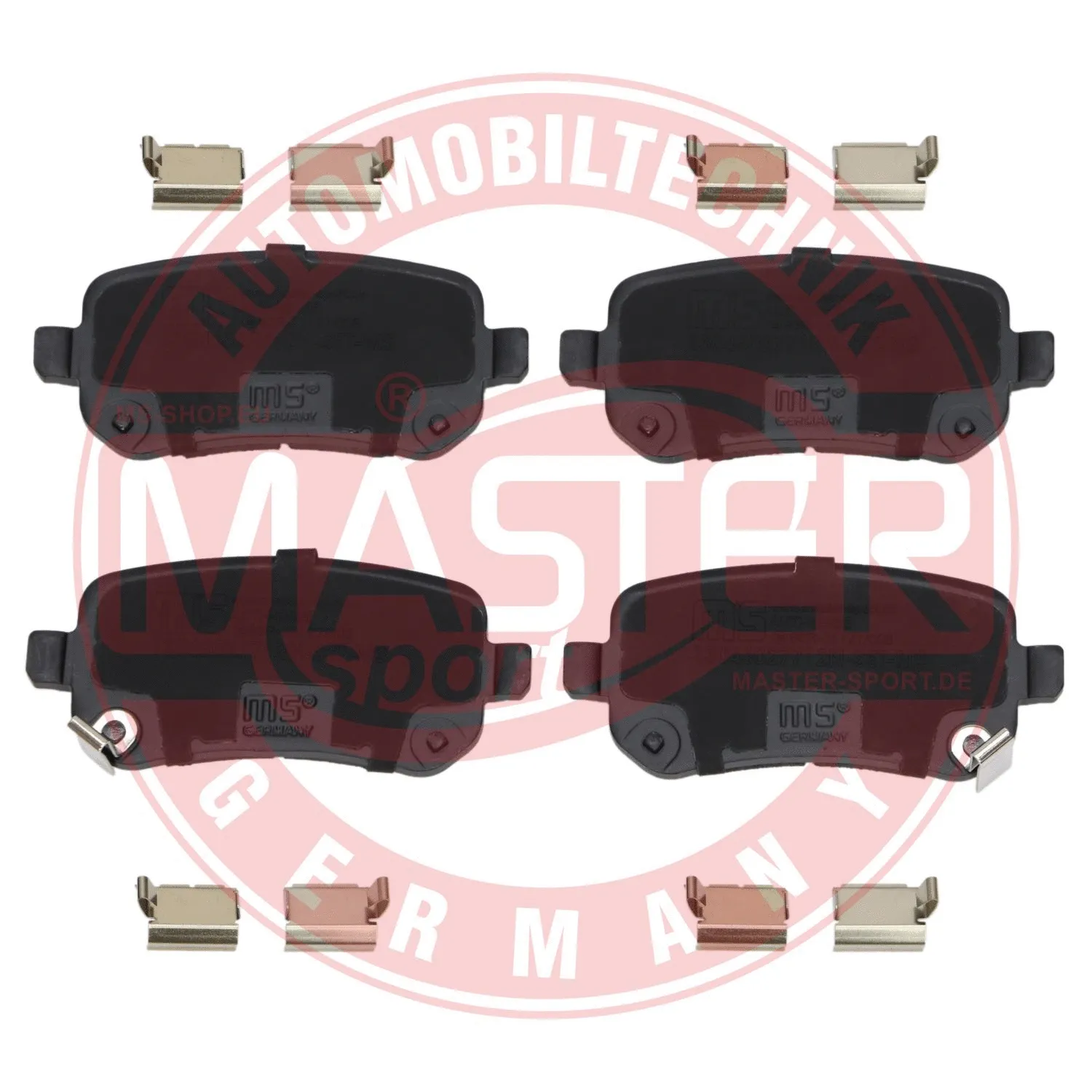 Brake Pad Set, disc brake (13046027712N-SET-MS)