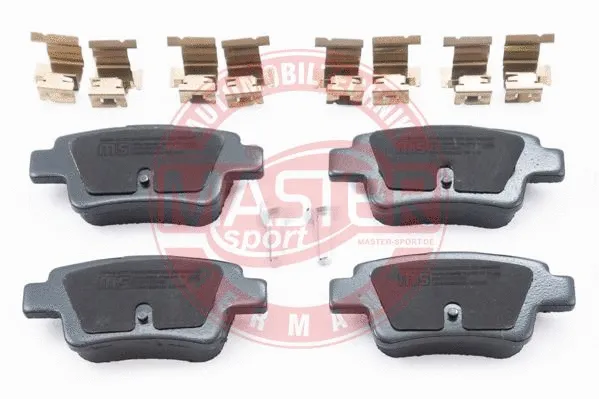 Brake Pad Set, disc brake (13046038362N-SET-MS)
