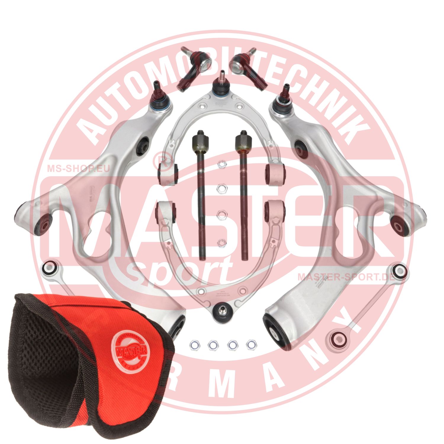 Control/Trailing Arm Kit, wheel suspension (37148/3-KIT-MSM)