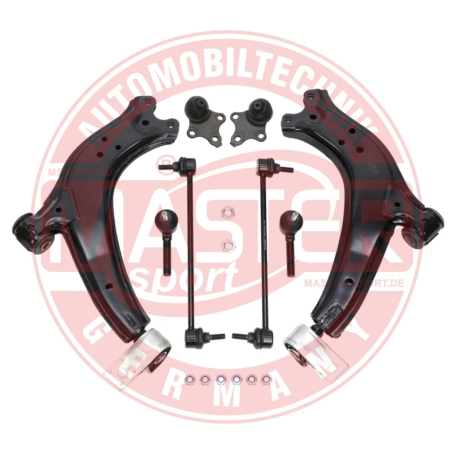 Control/Trailing Arm Kit, wheel suspension (37170/2-KIT-MS)