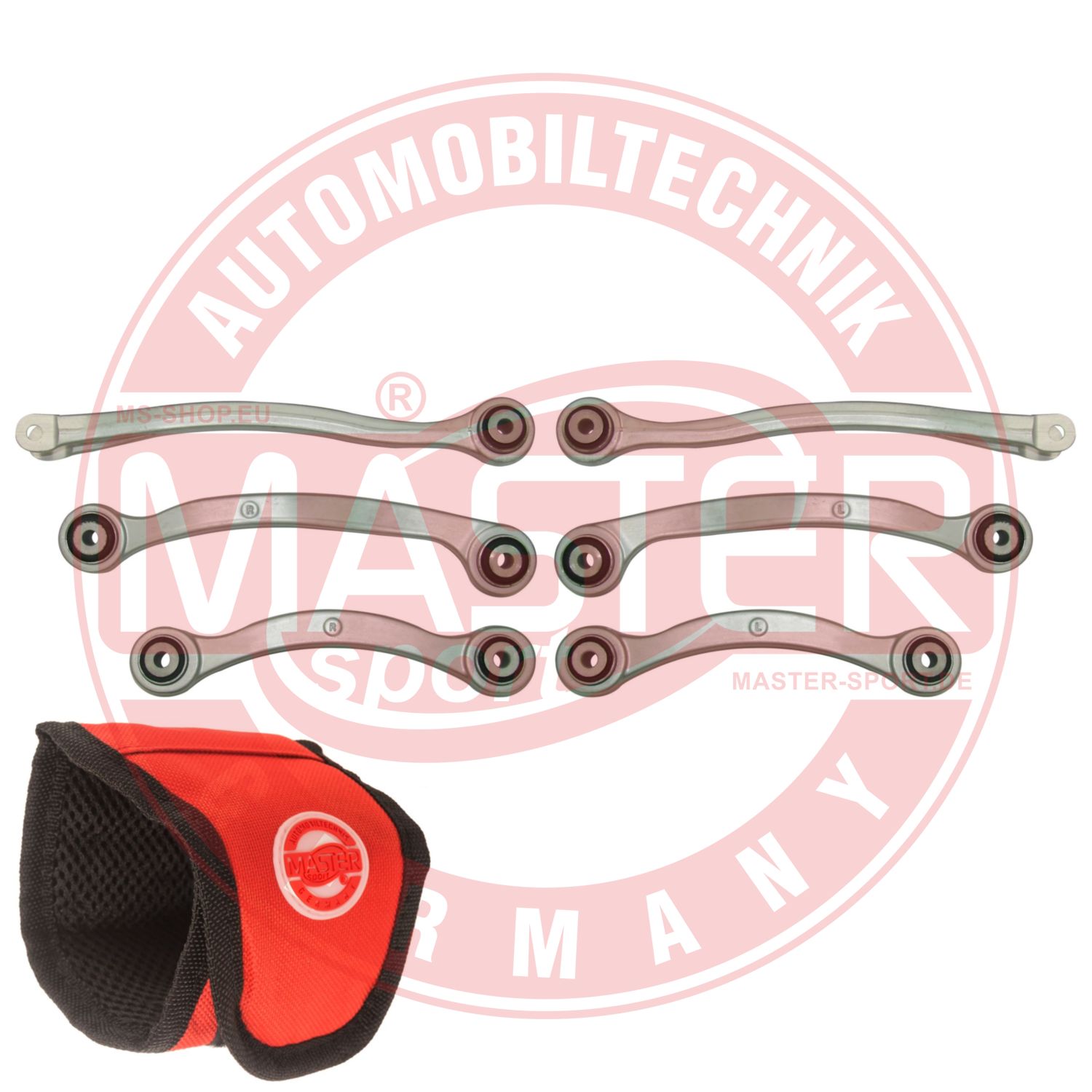 Control/Trailing Arm Kit, wheel suspension (36819-SET-MSM)