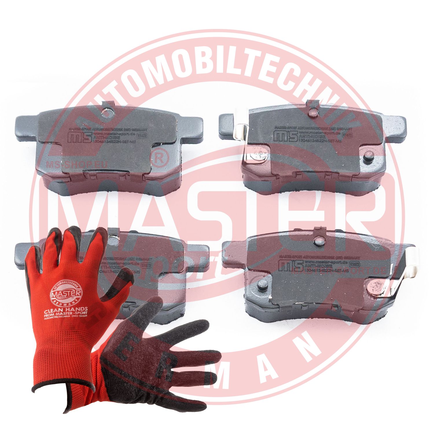 Brake Pad Set, disc brake (13046134822N-SET-MSP)