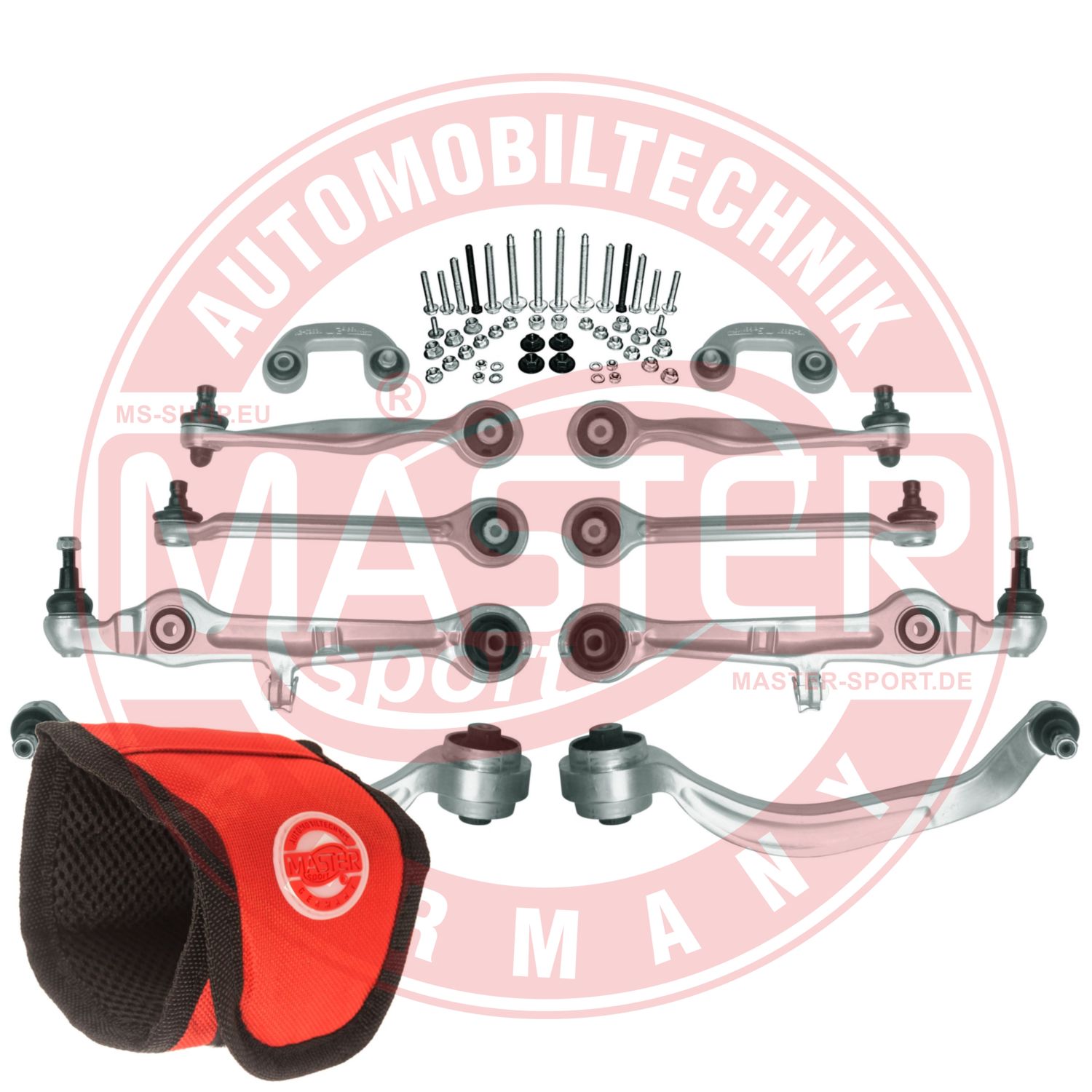 Control/Trailing Arm Kit, wheel suspension (36815-SET-MSM)