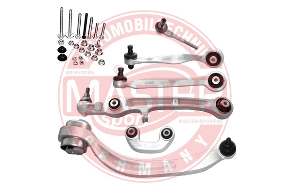 Control/Trailing Arm Kit, wheel suspension (36796L-SET-MS)