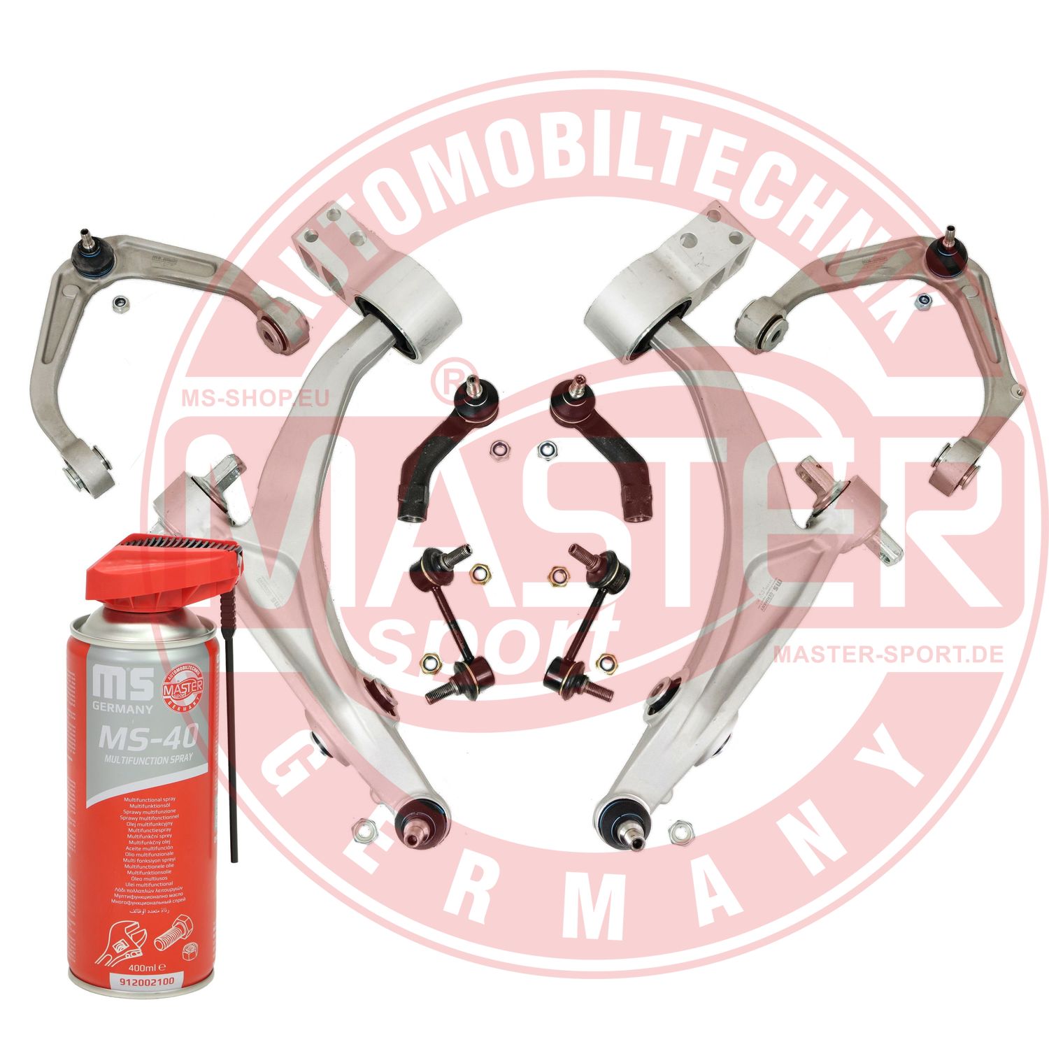 Control/Trailing Arm Kit, wheel suspension (36835-KIT-MSP)
