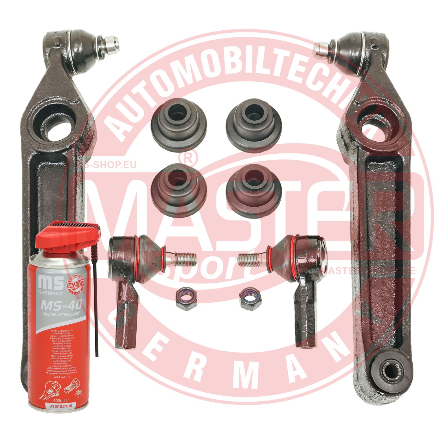 Control/Trailing Arm Kit, wheel suspension (36938/1-KIT-MSP)