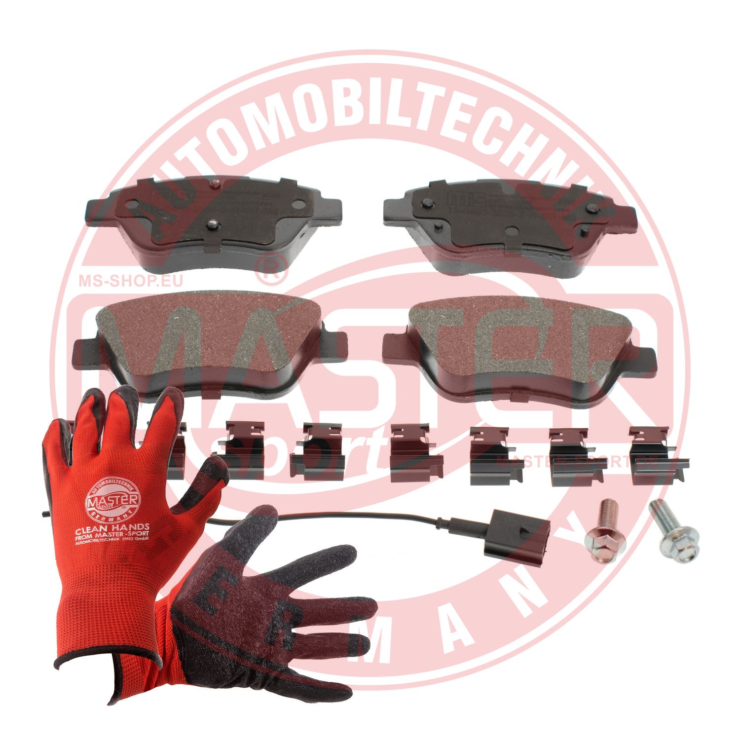 Brake Pad Set, disc brake (13046038262N-SET-MSP)