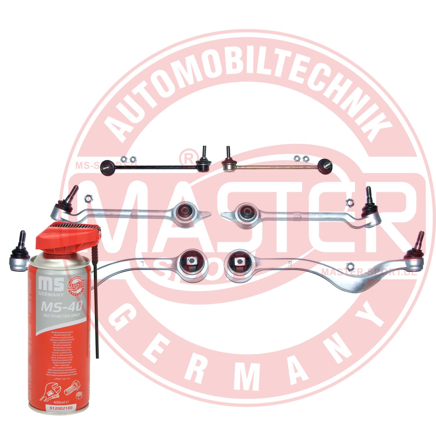 Control/Trailing Arm Kit, wheel suspension (36800/1-SET-MSP)
