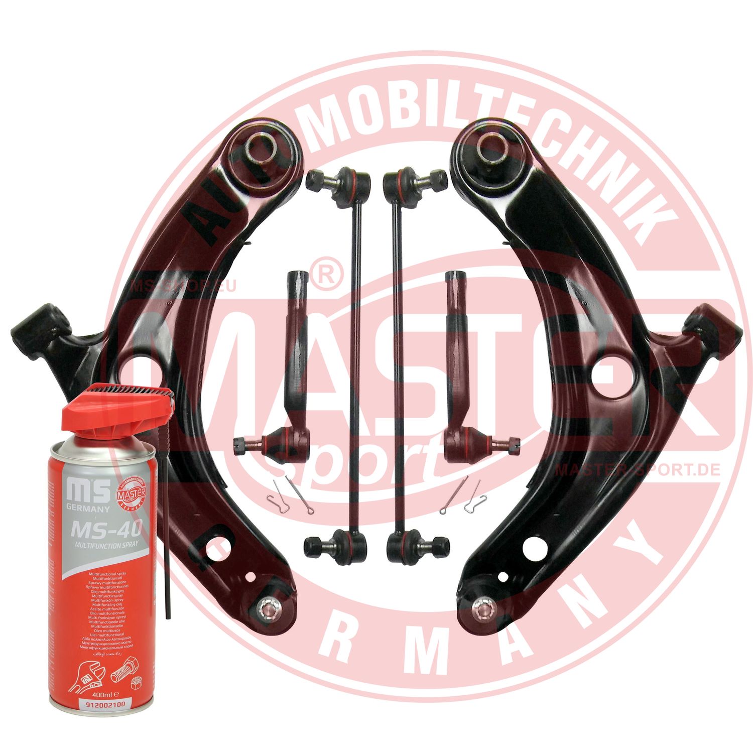 Control/Trailing Arm Kit, wheel suspension (36896-KIT-MSP)