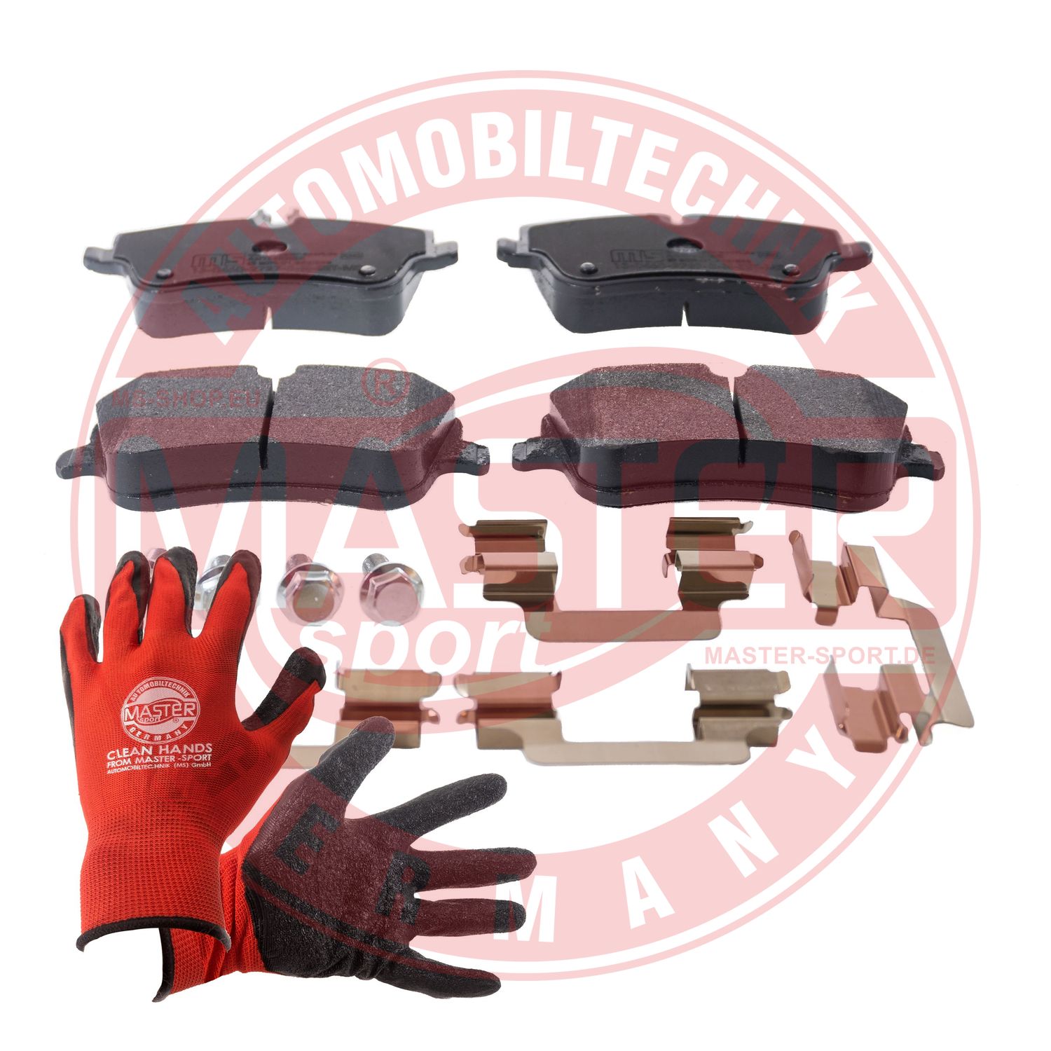 Brake Pad Set, disc brake (13046027272N-SET-MSP)