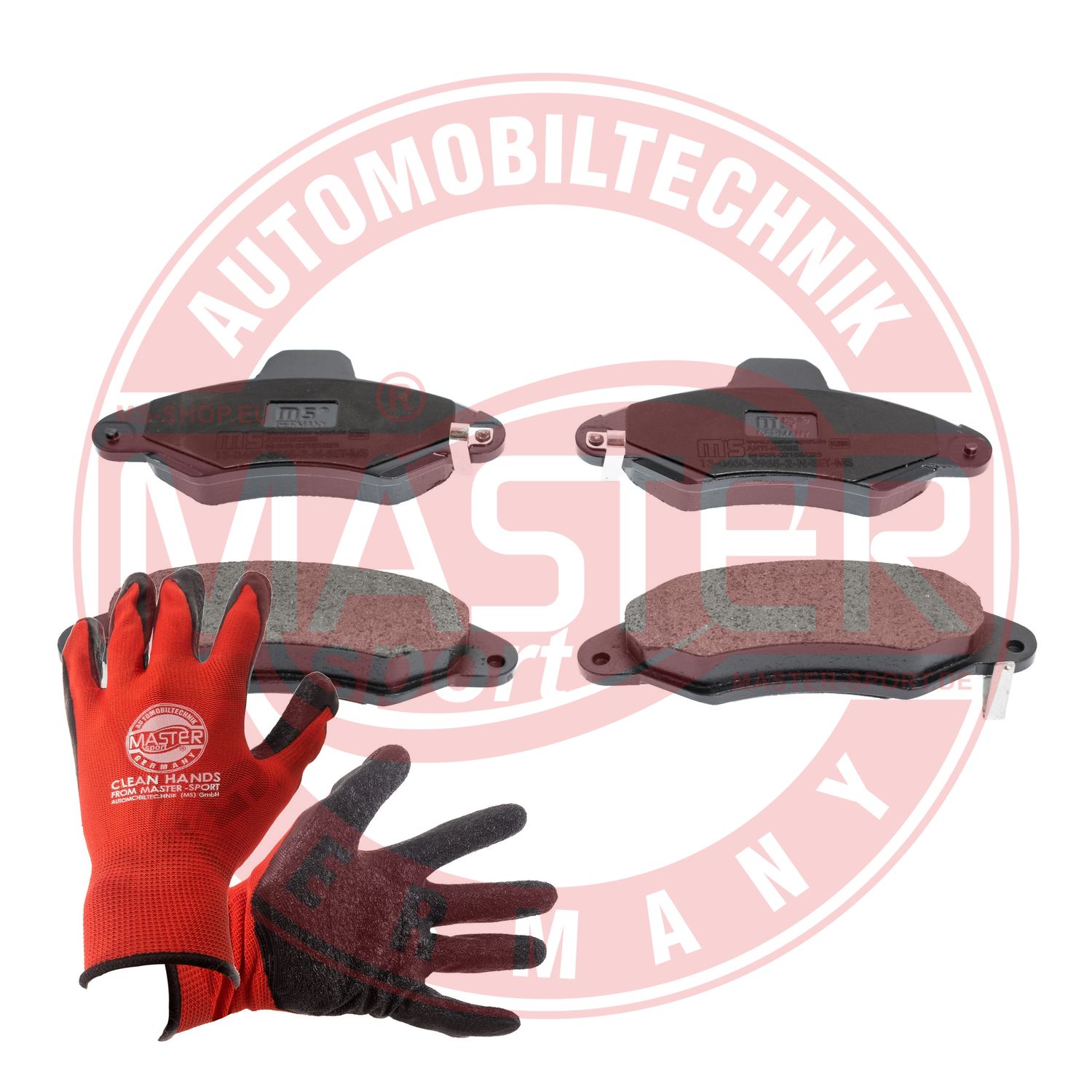 Brake Pad Set, disc brake (13046039652N-SET-MSP)
