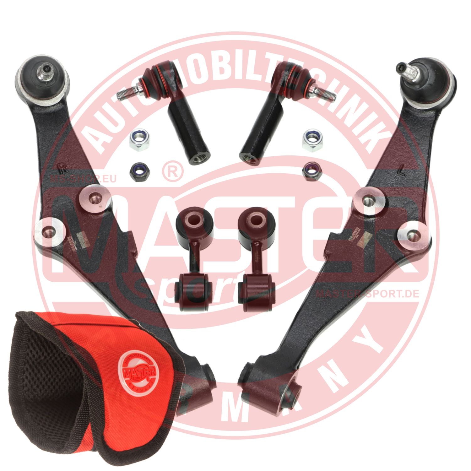 Control/Trailing Arm Kit, wheel suspension (36877-KIT-MSM)