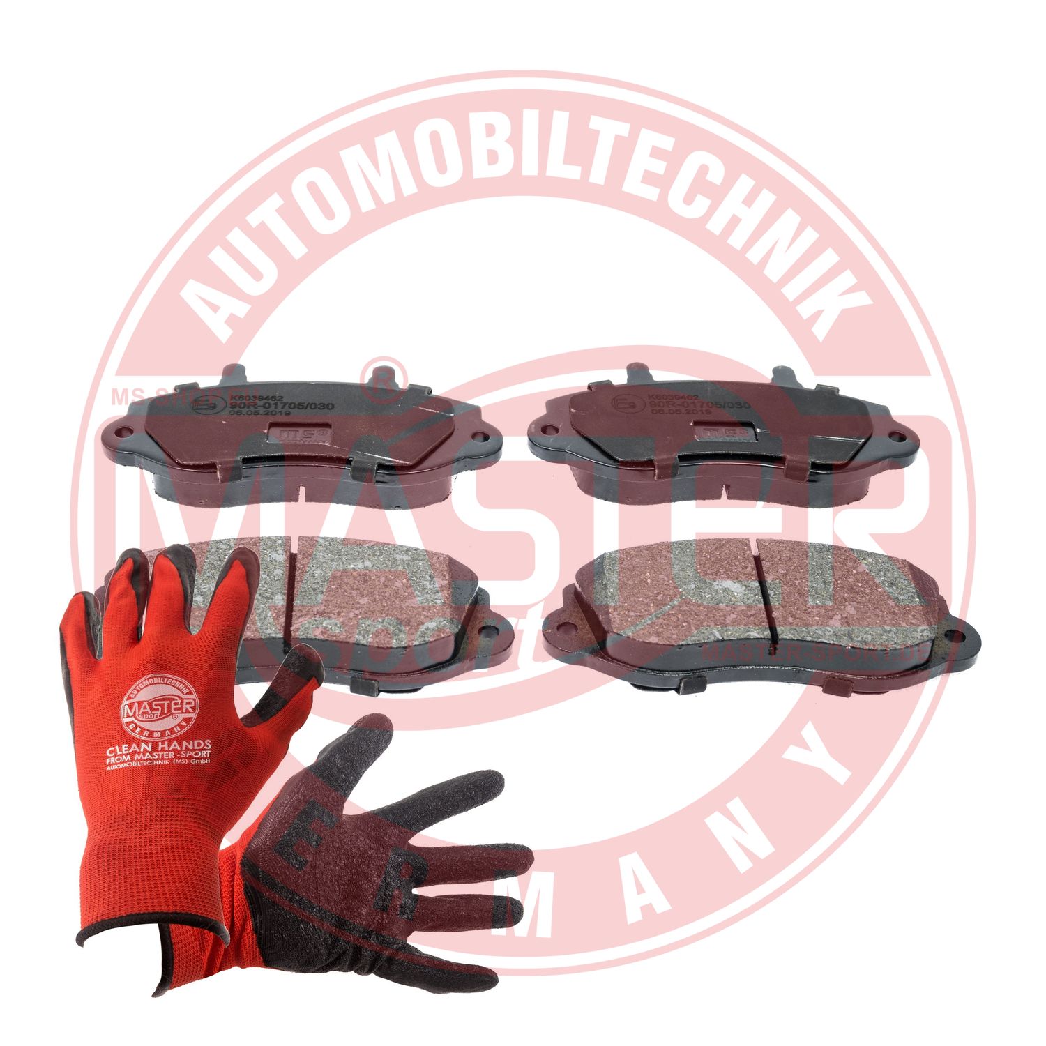 Brake Pad Set, disc brake (13046039462N-SET-MSP)